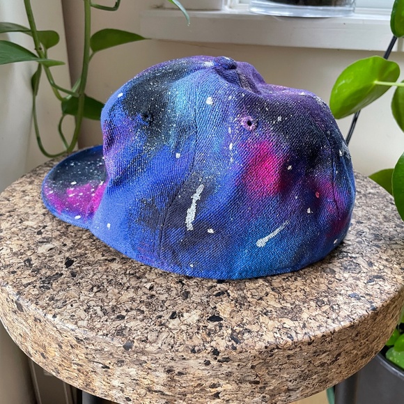 Galaxy Baseball Cap – Hand-painted - Picture 3 of 4
